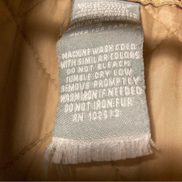 Hollister Size S Corduroy Bomber Jacket w/ Faux Fur Neck and Zipper Front - Picture 16 of 16